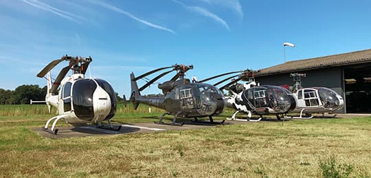 The DE TRACY BV hangar and heliport